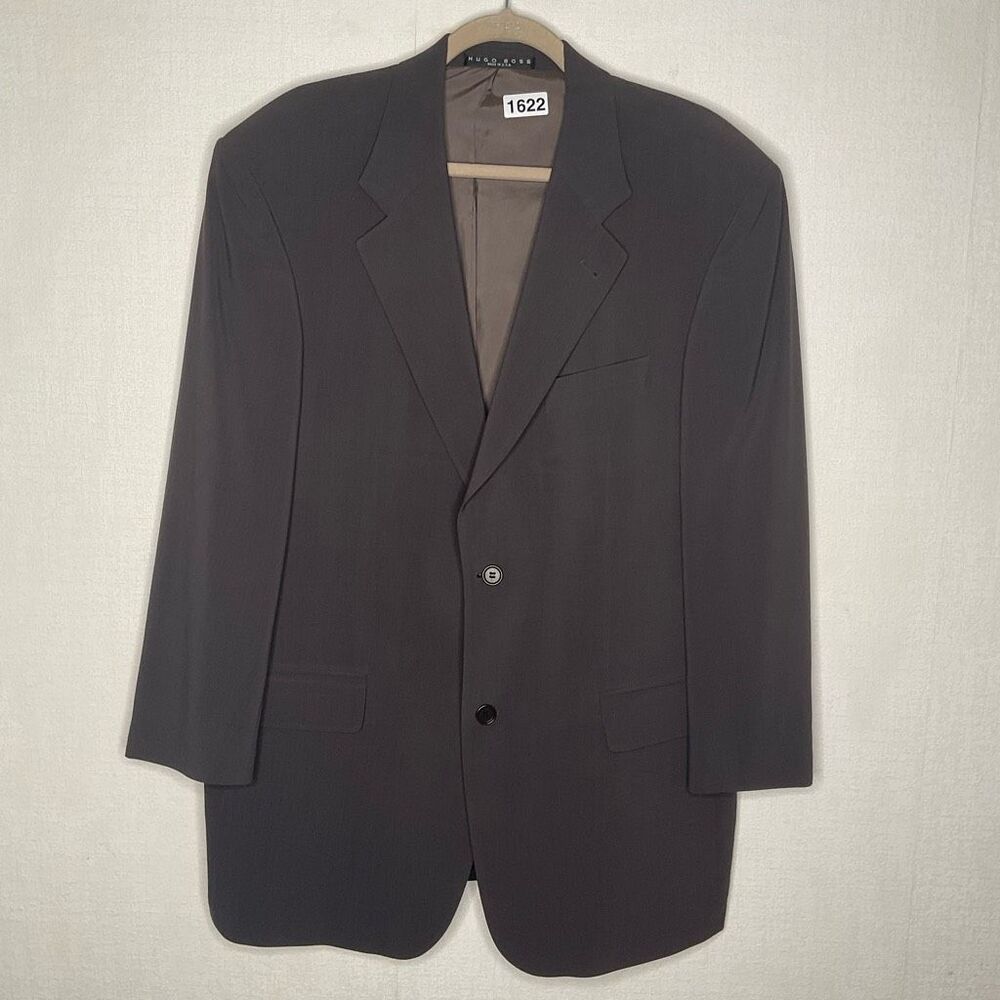 HUGO BOSS 42R Tizian/Lucca‎ Brown Men’s Blazer Suit Jacket Sport Coat 2 Button